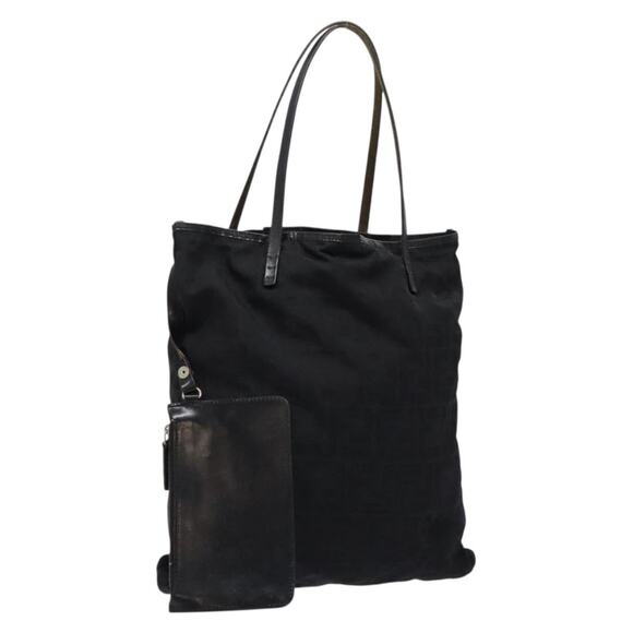 FENDI Zucca Canvas Tote Bag Black - Picture 1 of 12